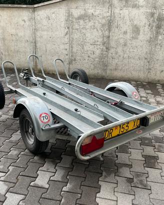 Carrello per moto Umbra Rimorchi 3 posti