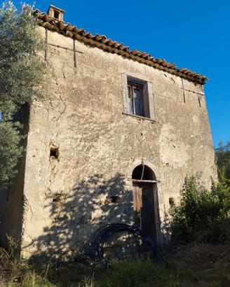 Terreno con uliveto e fabbricato rurale
