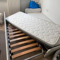 Letto estraibile + 2 materassi memory foam