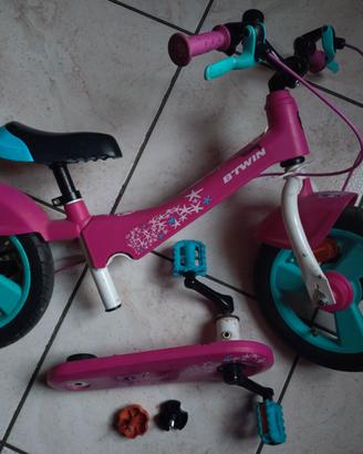 Bicicletta bambini 2 in1 decathlon woony 700