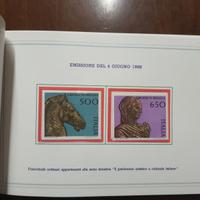 Emissione carte valori postali 1988