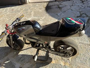 Mini moto funzionante con ricambi inclusi