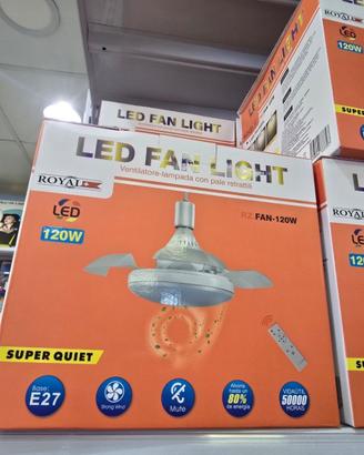 Ventilatore a soffitto LED retrattile Royal 120W