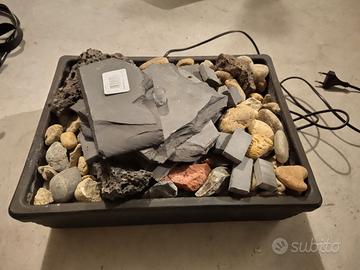 Fontana Zen da Interno in Ardesia e Pietre