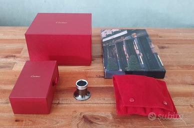 Scatola custodia Cartier con accessori originali