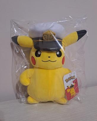 Peluche Capitan Pikachu - Rei Toys