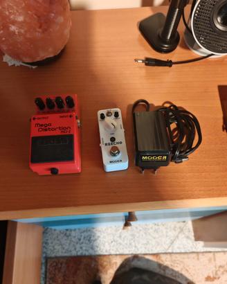 mooer reecho+boss mega distortion 