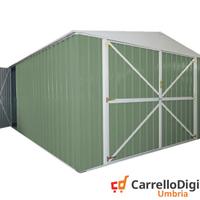 Box auto in Acciaio lamiera 360x514 verde scuro