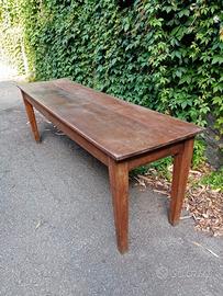 Tavolone antico da osteria primi Ottocento