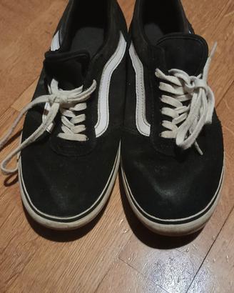 Scarpe Vans donna 37 nere classiche con striscia