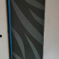 Porta scrigno scorrevole vetro satinato