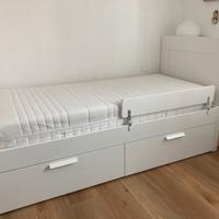 Letto con cassetti IKEA Brimnes 90x200 + testiera