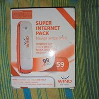 chiavetta internet Wind 4 g praticamente nuova 