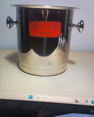 Portaghiaccio champagme acciaio inox 18/10