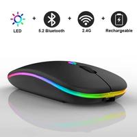 Mouse dualmode bluethoot o wireless usb nero rgb