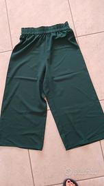 pantaloni estivi verde scuro