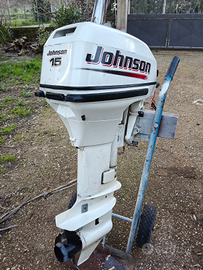 Motore fuoribordo Johnson 15cv 2t