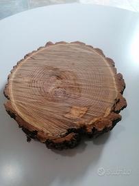 Fetta di tronco rustica