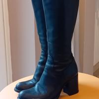 Stivali donna in pelle neri tg. 35