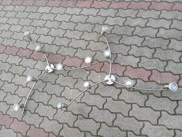 Lampadari/plafoniere a 6 faretti con bracci orient