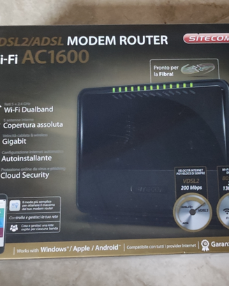 Modem Router FIBRA VDSL2/ADSL WIFI AC1600 SITECOM
