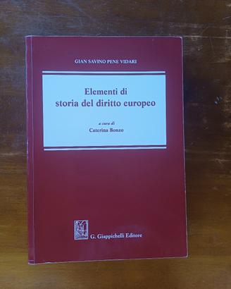 Elementi di storia del diritto europeo