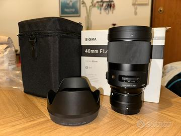 Sigma Art  40 f/1.4 DG HSM Art per Nikon