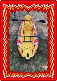 Canoa gonfiabile 2 posti