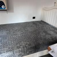 Letto bambina 140x200 con materasso e topper