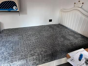 Letto bambina 140x200 con materasso e topper