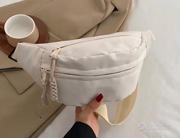 Marsupio donna nuovo panna 