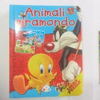 Animali giramondo. Looney Tunes. Libro puzzle.