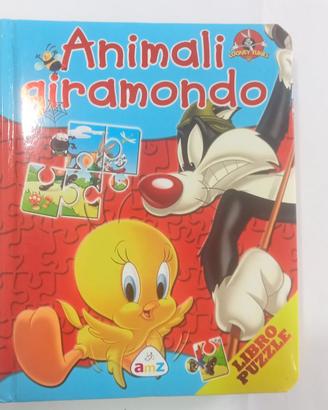 Animali giramondo. Looney Tunes. Libro puzzle.