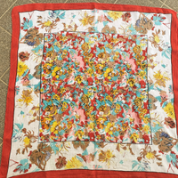 Foulard vintage in cotone 90X90