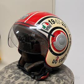 Casco Jet AGV "Legend Lives On" Tg. XL - Con Sacca