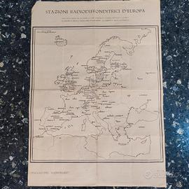 Mappa stazioni radio 1928