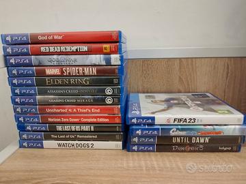 Giochi ps4 quasi  nuovi