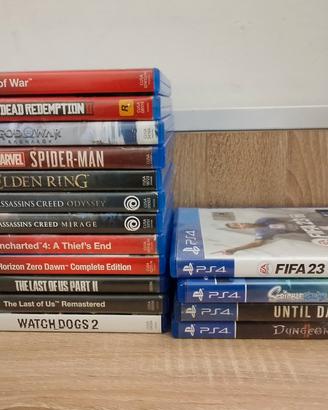 Giochi ps4 quasi  nuovi
