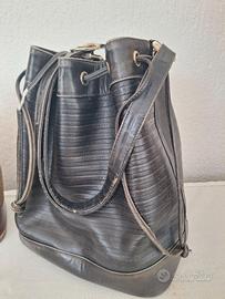 Borsa vintage Mario Valentino in vera pelle nera –
