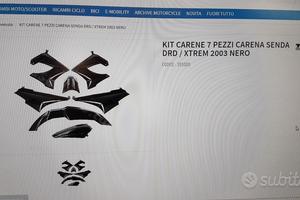 Carene complete motard Derbi - Aprilia 50cc