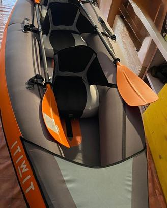 Kayak gonfiabile 3 posti