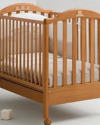 Lettino Mibb+mateeasso+paraspigoli+ biancheria