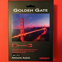 Cavo di segnale 8 m AUDIOQUEST GOLDEN GATE RCA-RCA