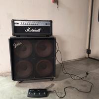 Testata Marshall e Cabinet Fender