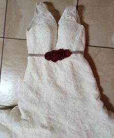 Abito da sposa in pizzo