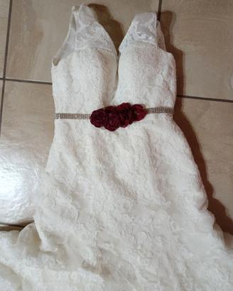 Abito da sposa in pizzo