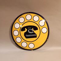 Insegna Telefono Vintage Anni 60 SIP  a gettoni 