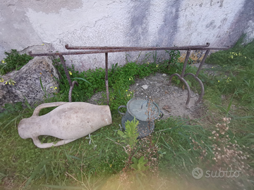 Trispiti antichi, oggetti zincati, antiquariato