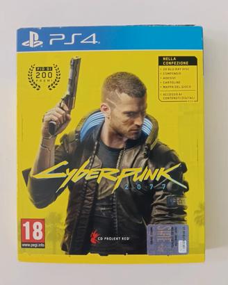 PS4 - Cyberpunk 2077 Day One Edition COMPLETO