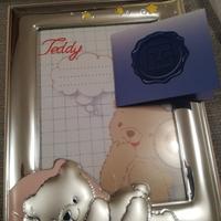 cornice argento nascita bambina